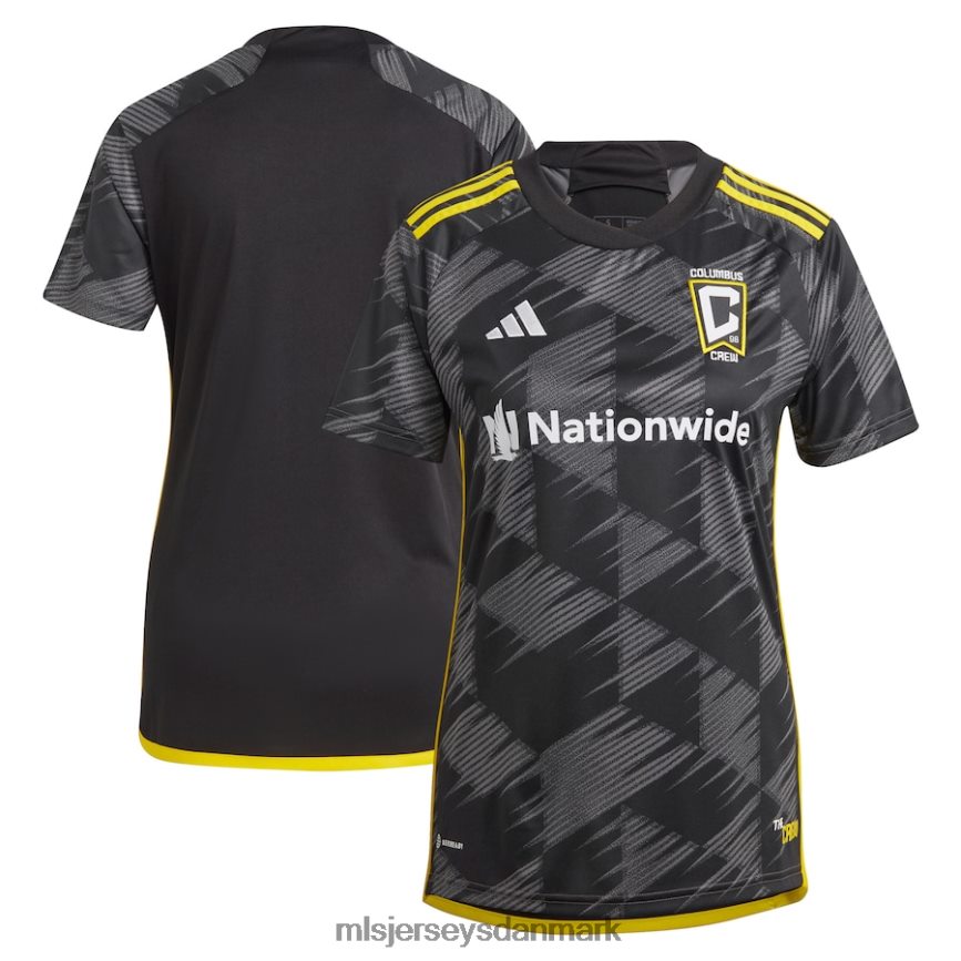 trøje 4F2BDH300 MLS Jerseys Kvinder columbus crew adidas sort 2023 velocity kit replika jersey