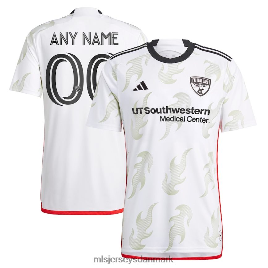 trøje 4F2BDH302 MLS Jerseys Mænd fc dallas adidas hvid 2023 burn baby burn replica custom jersey