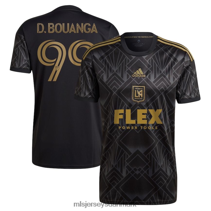 trøje 4F2BDH299 MLS Jerseys Mænd lafc denis bouanga adidas sort 2023 fem års jubilæumssæt replika trøje