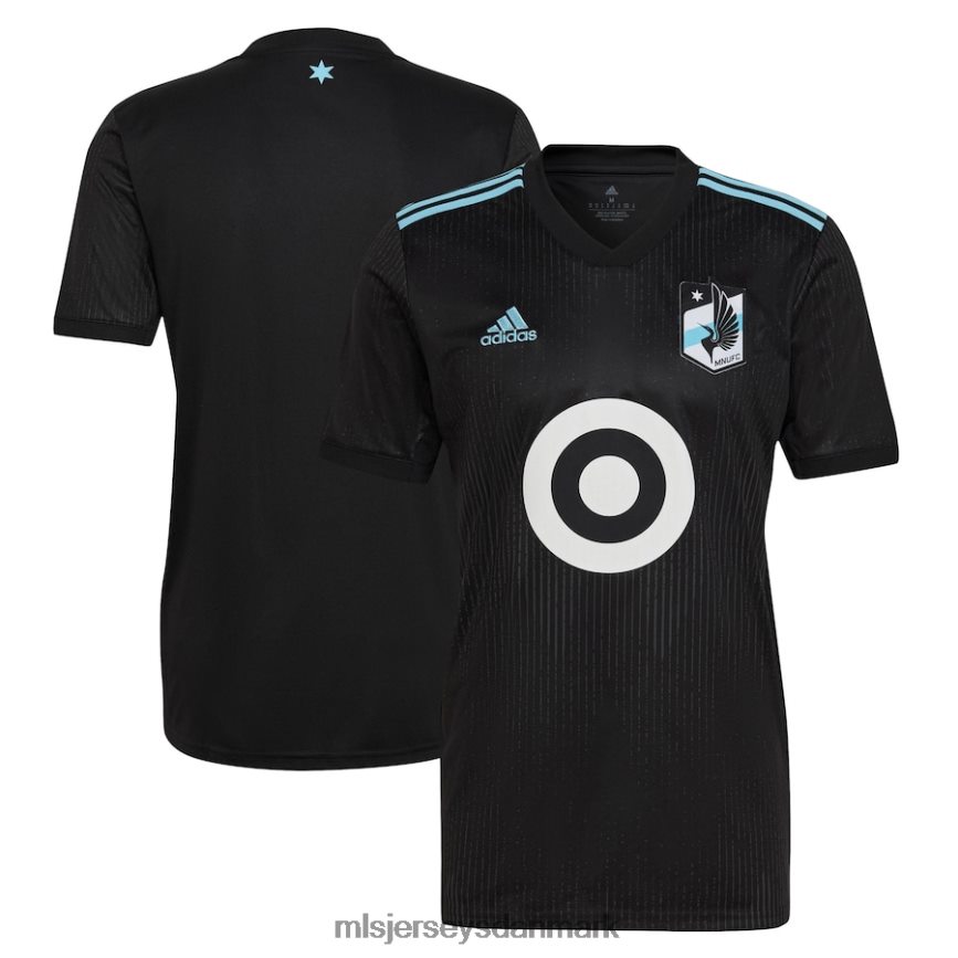 trøje 4F2BDH307 MLS Jerseys Mænd minnesota united fc adidas sort 2022 minnesota natsæt replika blank trøje