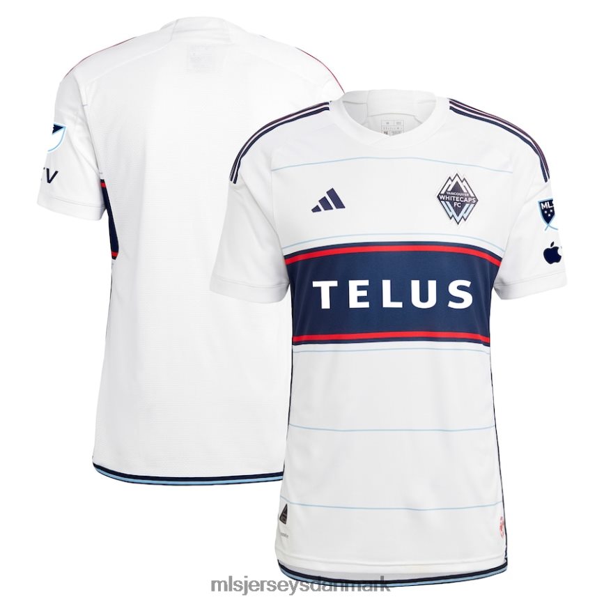 trøje 4F2BDH527 MLS Jerseys Mænd vancouver whitecaps fc adidas hvid 2023 bloodlines autentisk jersey